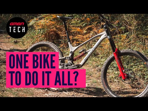Could A Downhill Bike Be Your Only Mountain Bike? | Downhill To Enduro Modifications
