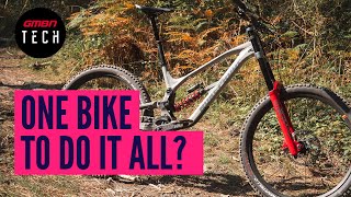 Download lagu Could A Downhill Bike Be Your Only Mountain Bike? | Downhill To Enduro Modifications mp3
