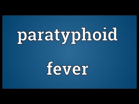 , title : 'Paratyphoid fever Meaning'