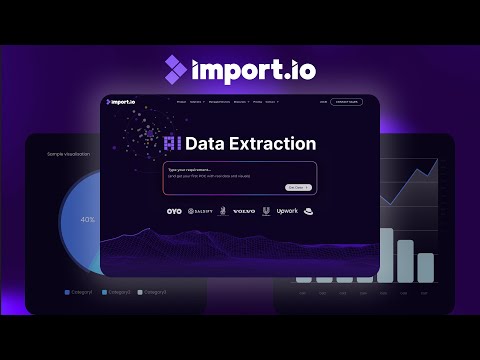 World’s First AI Data Extraction Tool - Import.io