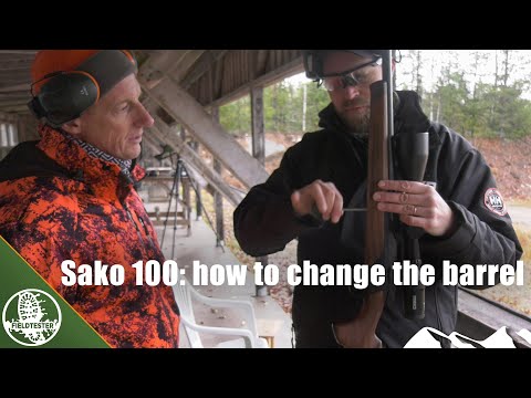 Sako 100 rifle – how to change the barrel