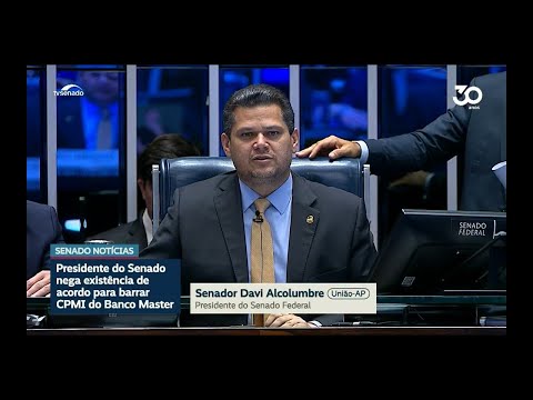 Davi se diz 'estarrecido' com declarações do presidente do PL sobre CPI do Banco Master