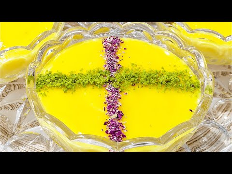The Simplest Dessert | Iranian Saffron Dessert