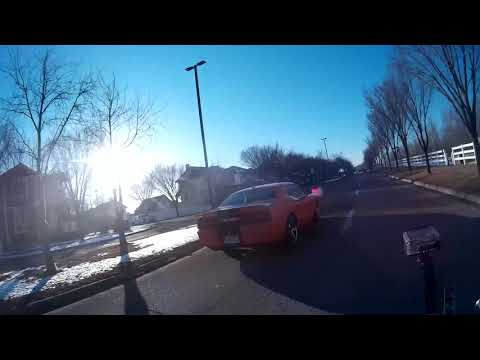 DUMB KAREN IN HER DODGE DRIVING RECKLESS