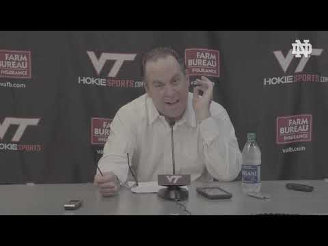 @NDMBB | Mike Brey Post-Game Press Conference at Virginia Tech (2019)