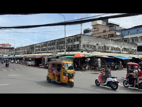 Places to Eat at Kandal Market in Phnom Penh City, Cambodia
