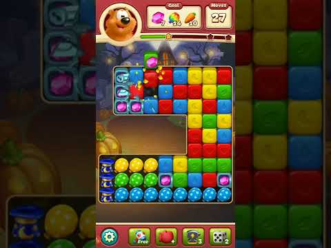 TOON BLAST LEVEL 659- unlock gems and blast. blast the balloons and carrots .