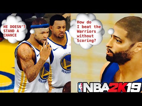NBA 2K19 IOS/ANDROID My Career EP 29 - NO SCORING Challenge Against The Warriors!!