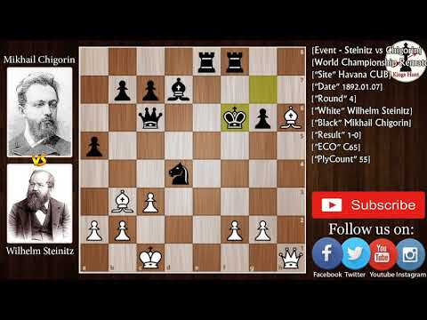 Brilliant Sacrifices in World Championship Rematch | Steinitz vs Chigorin 1892 | game 4