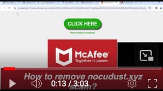 Nocudust.xyz online scam - how to remove?