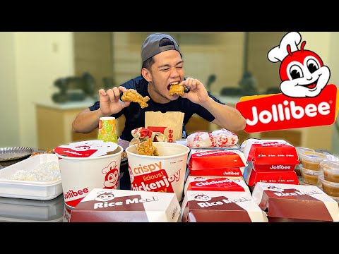 ORDERING THE WHOLE MENU sa JOLLIBEE | BG