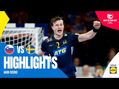 EHF Euro 2024| Eslovénia 22-28 Suécia (Main Roun...