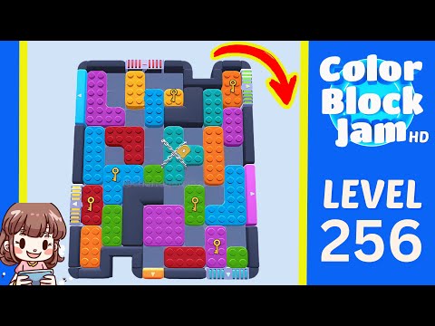 Color Block Jam Level 256 Solution Walkthrough