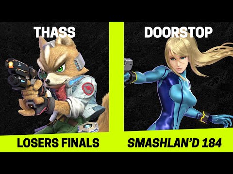 SmashLAN'd 184 Losers Finals - Thass (Fox) vs Doorstop (Zero Suit Samus) - SSBU Tournament