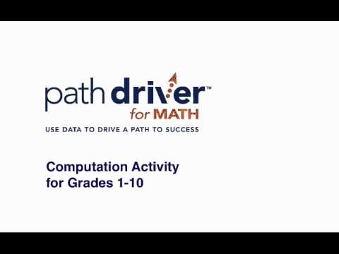 Path Driver for Math Assessments Sample