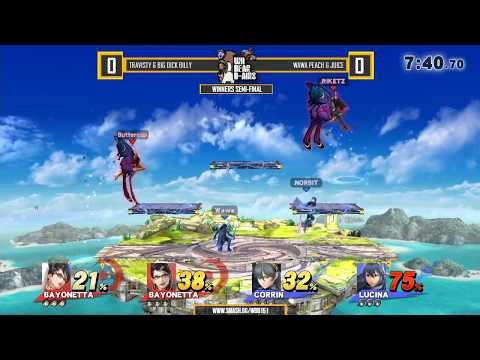 Ultra WBB #151 | BDB & Travisty vs Juice & Wawa Peach - Winners Semi-Final - Smash Bros. for Wii U