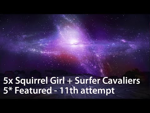 5x Squirrel Girl Cavaliers +  5* Sigil Featured - Marvel Contest of Champions