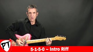 How to Play 5-1-5-0 (Dierks Bentley) country guitar lesson 5150