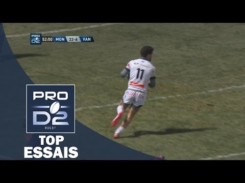 TOP Essais de la J16 – PRO D2 – Saison 2016-2017
