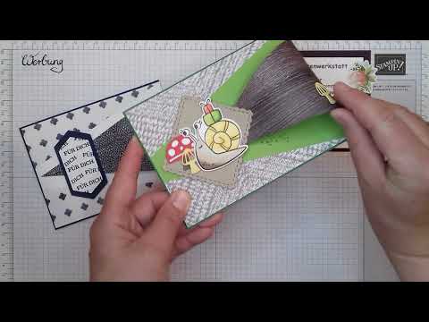 Schnelle und einfache Fun Fold Card - Männerkarte - besondere Kartenform - Stampin' Up!®