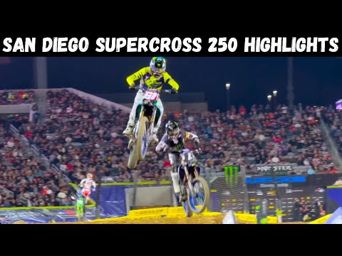 Teammate Takedown!! Max Anstie vs Haiden Deegan for the 250 WIN at San Diego Supercross
