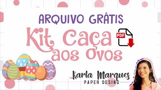 Jogo Caça aos ovos de Páscoa - ARQUIVO GRÁTIS PARA IMPRIMIR