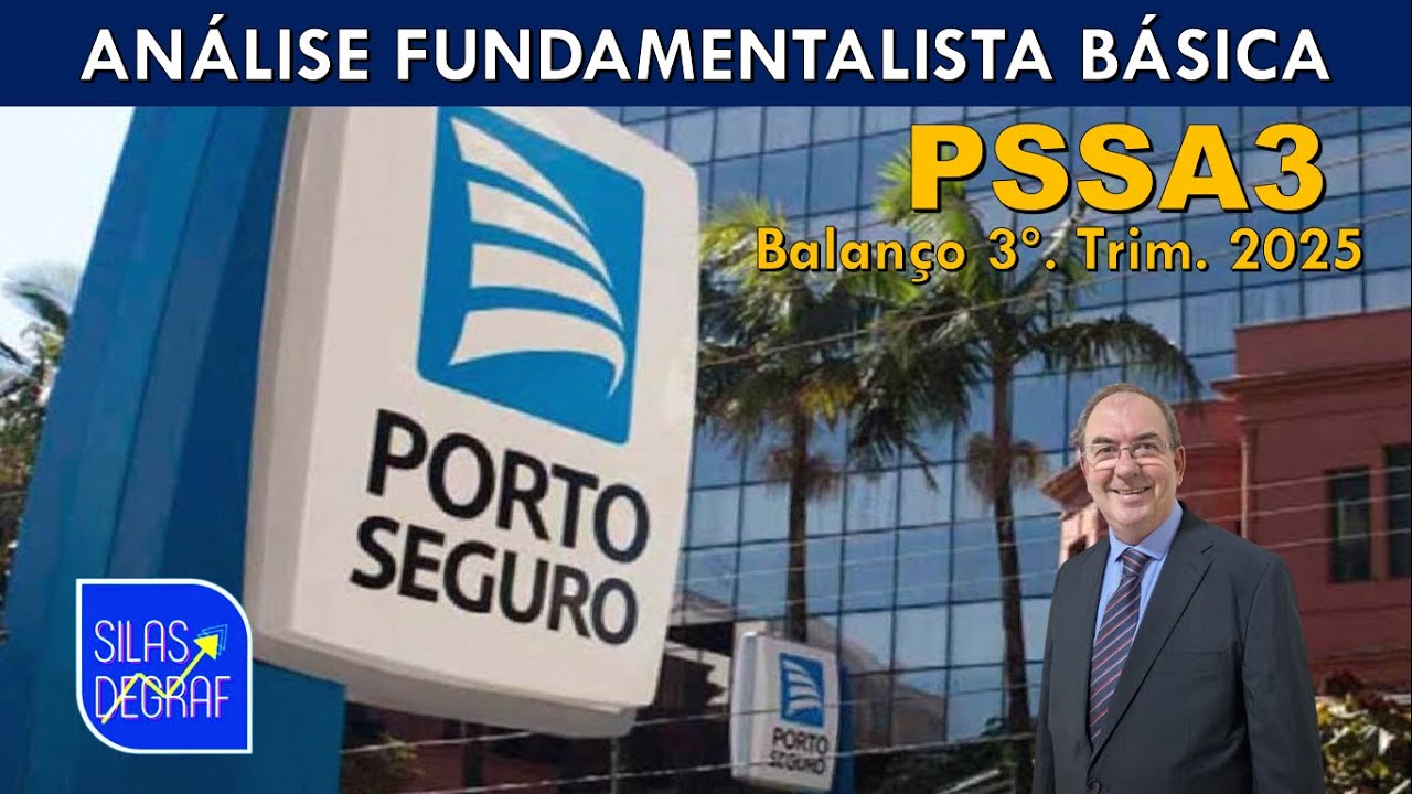 PSSA3 - PORTO SEGURO S/A. ANÁLISE FUNDAMENTALISTA BÁSICA. PROF. SILAS DEGRAF. 3o. Trim. 2025