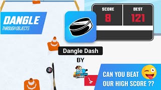 When a Noob plays Dangle Dash, Can you beat the score ? 😜| Dangle Dash Gameplay | Made with Buildbox