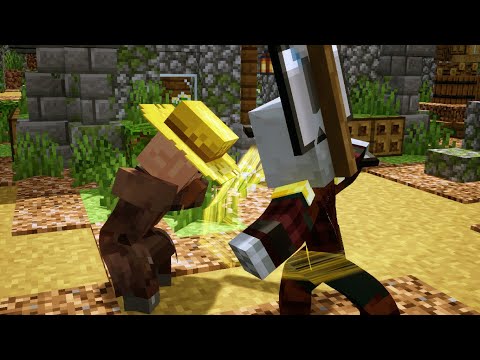 Elite Villager Vs Pillager Life - Minecraft Animation 2
