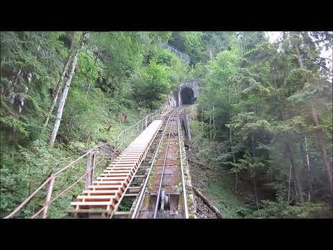 Old Stoos Express Standseilbahn Schweiz funicular Mount Stoos Switzerland