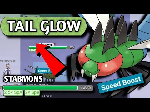 TAIL GLOW + SPEED BOOST YANMEGA IS BUSTED IN STABMONS | POKEMON SCARLET AND VIOLET