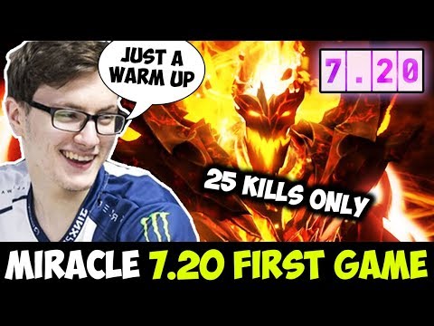 Miracle Going Insane In First Game Of New Patch 7.20  [Shadow Fiend] Godly Plays - Dota 2