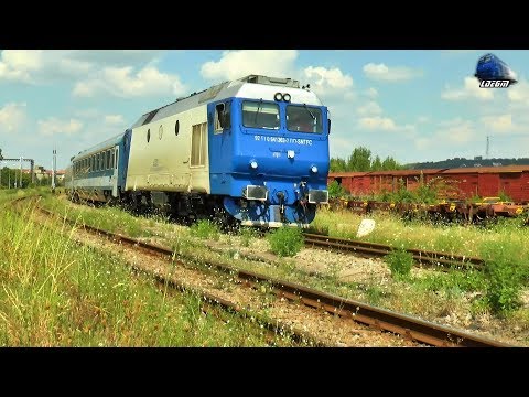 GM 64-1363-2 & IR367-2"Harghita" Budapest Keleti-Brasov in Oradea Est Triaj - 13 August 2018