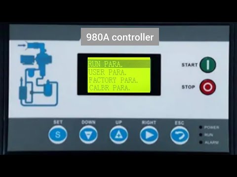 BK 37 - 8ZG screw air Compressor 980A controllar password