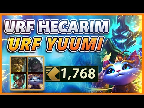 *2,000+ MOVESPEED* 46 KILLS IN 15 MINUTES (4 SUPPORTS 1 HORSE) - BunnyFuFuu URF