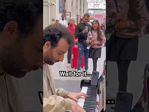 Young girl comes out of nowhere and sings Titanic crazy version 🤯😍 With @Victoria.nicoleoficial