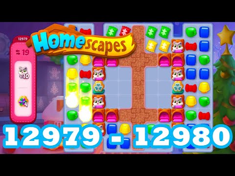 Homescapes Level 12979 - 12980 HD 3 - match puzzle Gameplay | android | IOS | GameGo Game