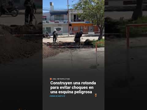📍La Municipalidad de Santa Fe comenzó esta semana la construcción de una rotonda en la intersección…