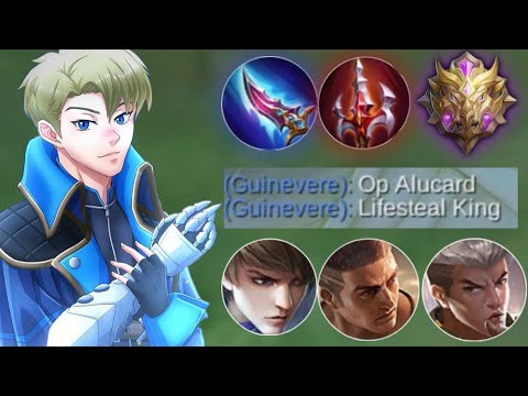 HOW TO DEAL AGAINST 3 AGGRESSIVE ENEMY USING ALUCARD | ALUCARD BEST ONE SHOT BUILD - MLBB