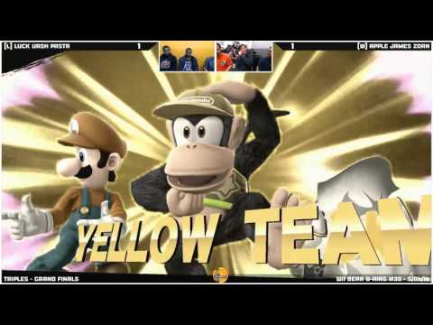 WBB #30 | [W] Apple James Zoan vs [L] BlazingPasta Luck Vash - Grand Finals - Sm4sh Triples