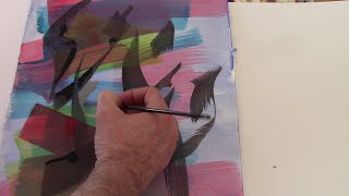 Elementare/Experimentelle Malerei - Basiswissen - Experimentieren mit Lasuren (Level 1)