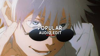 Download lagu popular - the weeknd, playboi carti and Madonna [edit audio] |'beggin on her knees to be popular...' mp3