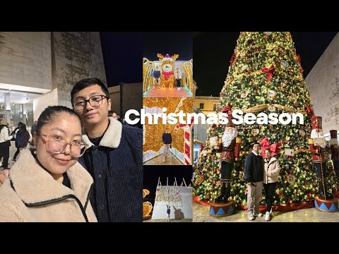 ✨ CHRISTMAS SEASON IN VALLETTA 2025 | Magical Lights, Streets & Decorations 🇲🇹