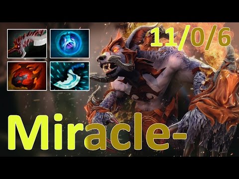Miracle- 9k MMR Dota 2  - Ursa - FLAWLESS 11/0/6