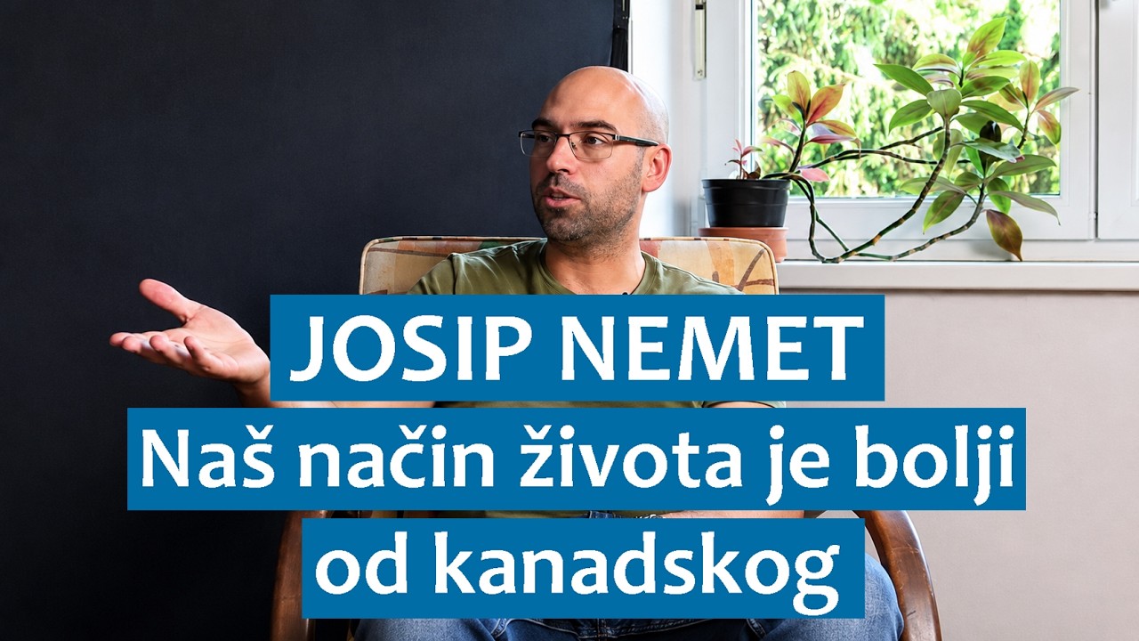 Josip Nemet: Naš način života je bolji od kanadskog