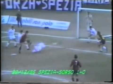 Spezia - Sorso 1-0 - Serie C/2 Girone A 1985-86 - 14a giornata