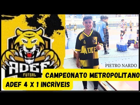 ADEF 4 x 1 INCRÍVEIS NO GINÁSIO DE ESPORTES COTIA | Campeonato Metropolitano Paulista 2023 Série A2.