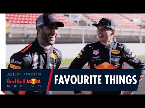 Daniel Ricciardo and Max Verstappen share their favourite things