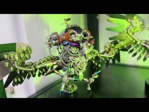 Mô hình ghép Cú Đêm 3D DIY Steampunk Kim Loại
