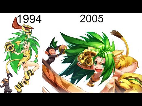 Evolution of CHAM CHAM (Samurai Shodown)